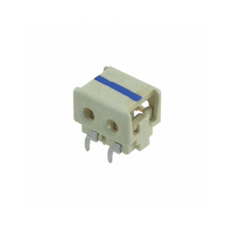 1 pcs : 1-2106751-2 - CONN WIRE IDC 2POS 20AWG PCB RA