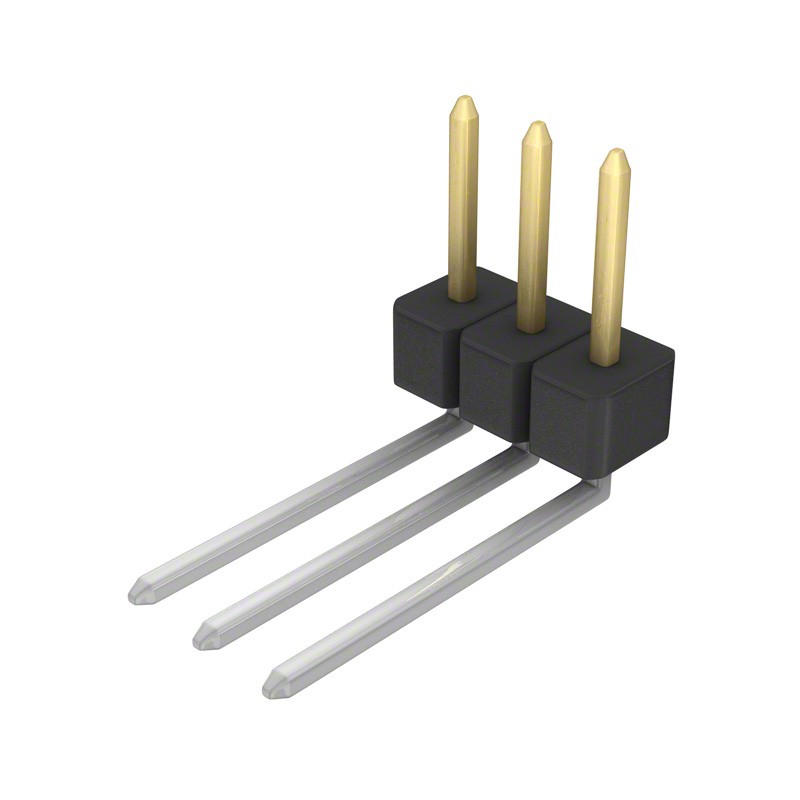 1 pcs : PBC03SBDN - CONN HEADER R/A 3POS 2.54MM