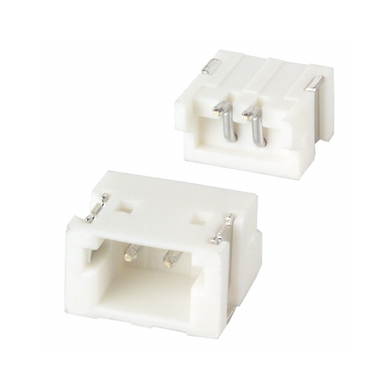 1 pcs : S2B-ZR-SM4A-TF - CONN HEADER SMD R/A 2POS 1.5MM