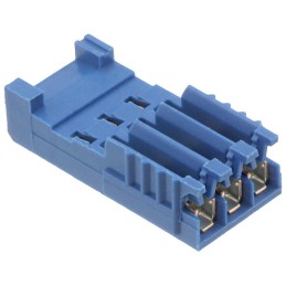 1 pcs : 281786-3 - CONN PLUG 3POS IDC 26-28AWG TIN