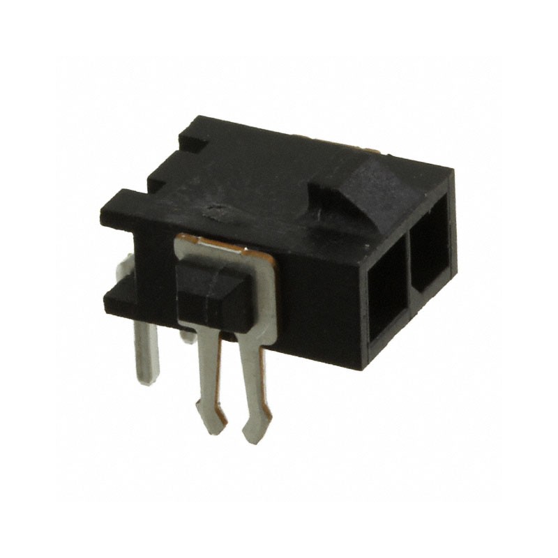 1 pcs : 2-1445088-2 - CONN HEADER R/A 2POS 3MM