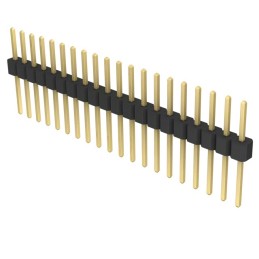1 pcs : PRPC020SACN-RC - CONN HEADER VERT 20POS 2.54MM