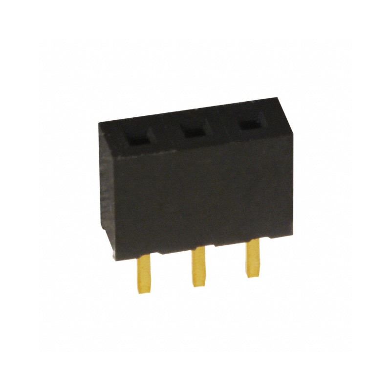 1 pcs : NPPN031BFCN-RC - CONN HDR 3POS 0.079 GOLD PCB