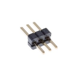 1 pcs : BD020-03-A-J-0350-0300-L-G - 03W, 1.27MM PITCH PIN HDR, SIL,