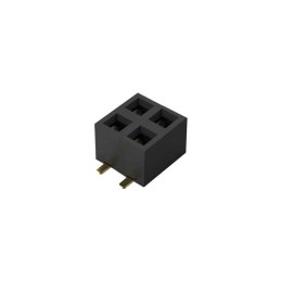1 pcs : BF080-04-A-1-L-C - 4POS, 2MM PITCH SOCKET, DIL, SMT