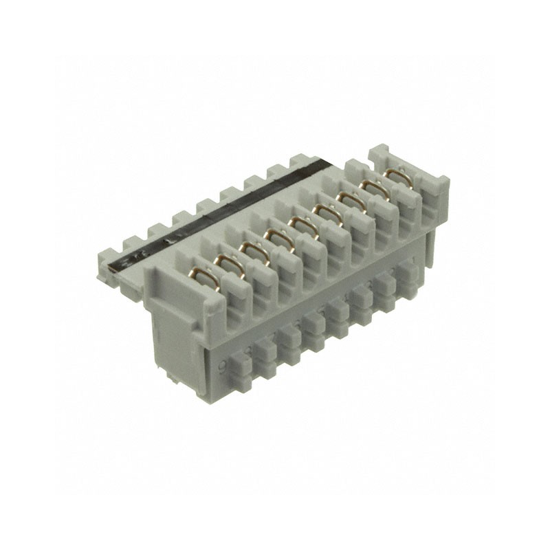 1 pcs : 284865-9 - CONN RCPT 9POS IDC 22-24AWG TIN