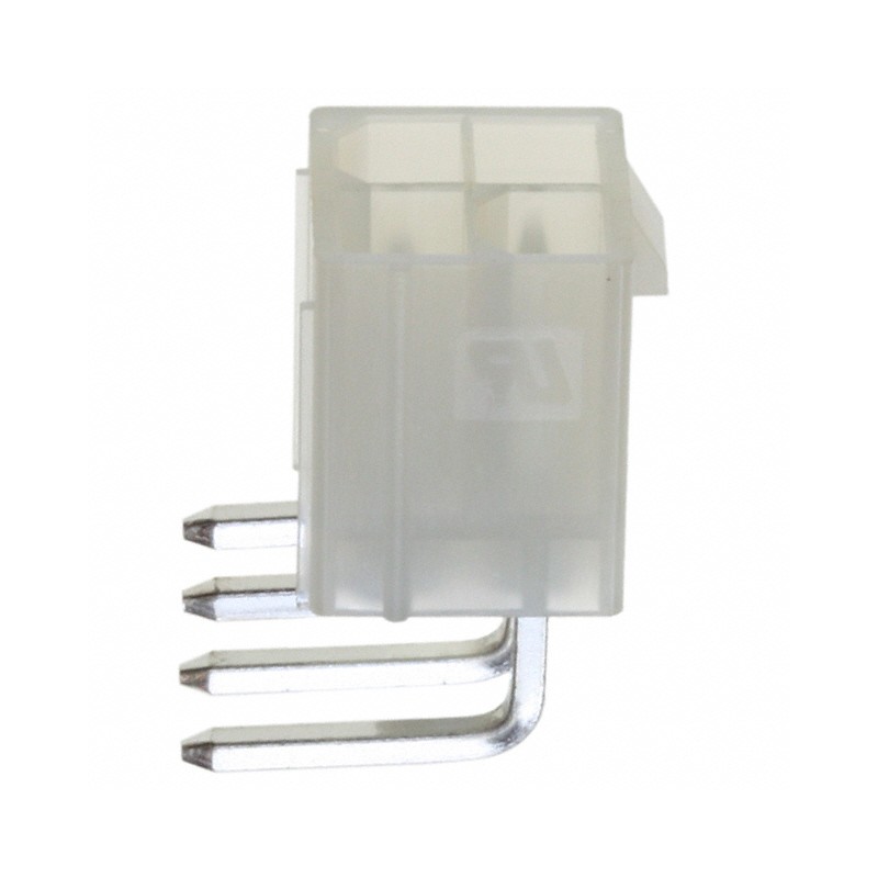 1 pcs : 1586041-4 - CONN HEADER R/A 4POS 4.2MM