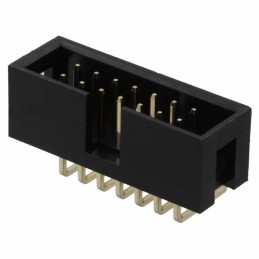 1 pcs : 302-R141 - CONN HEADER R/A 14POS 2.54MM