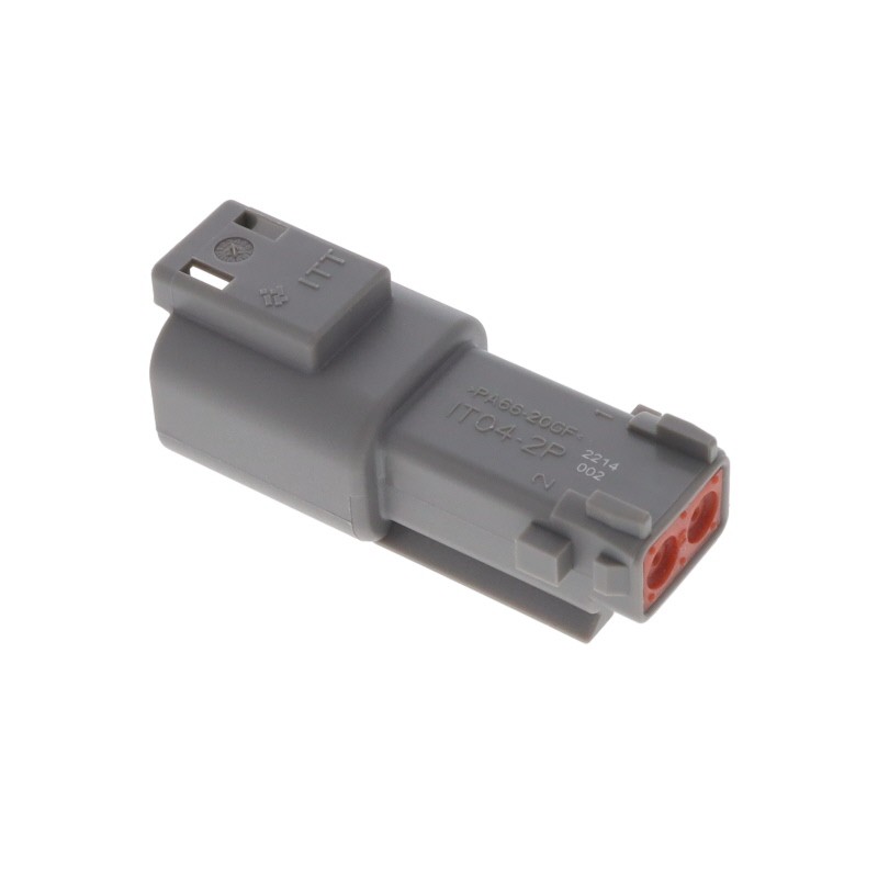 1 pcs : IT04-2P-002 - CONN RCPT HSG 2POS