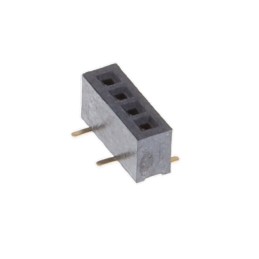 1 pcs : BC070-04-A-1-L-D - 4W, 1.0MM PITCH SOCKET, SIL, SMT