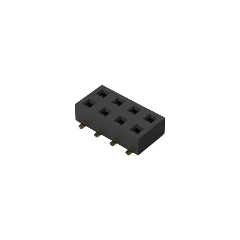 1 pcs : BF121-08-A-0-L-C - 8POS, 2MM PITCH SOCKET, DIL, SMT