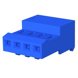 1 pcs : 3-640470-4 - CONN RCPT 4POS IDC 26AWG TIN