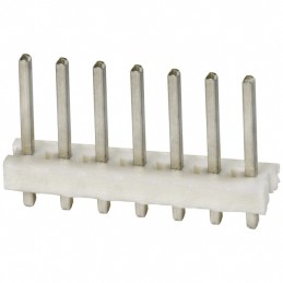1 pcs : 640383-7 - CONN HEADER VERT 7POS 3.96MM