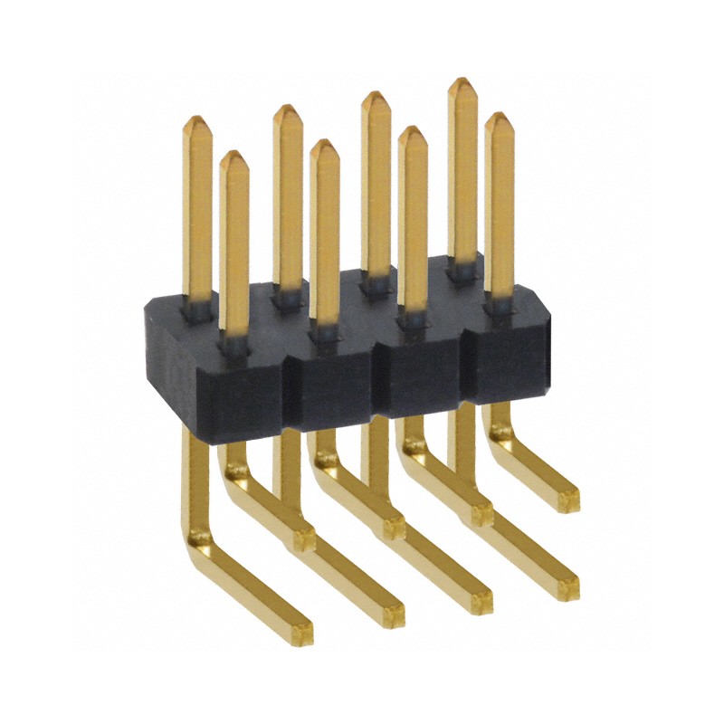 1 pcs : NRPN042PARN-RC - CONN HEADER R/A 8POS 2MM