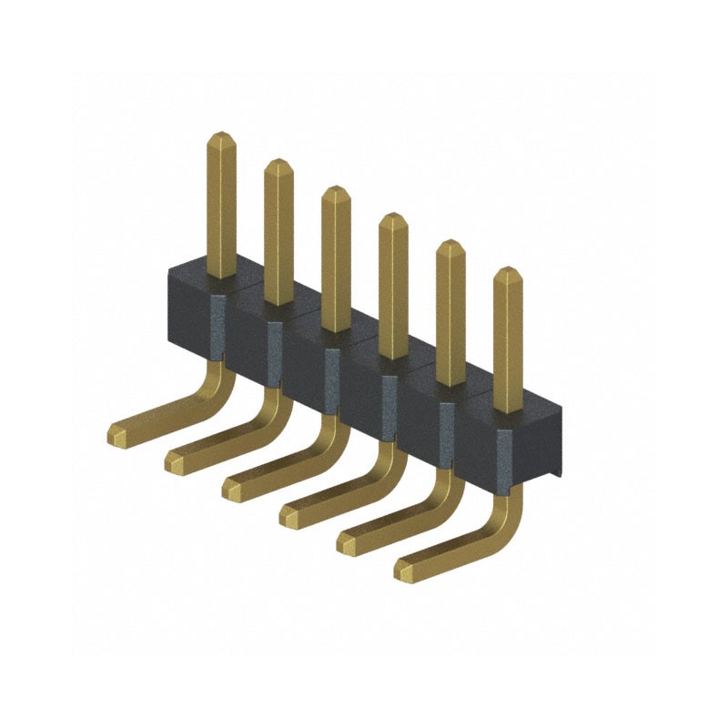 1 pcs : M22-2530605 - CONN HEADER R/A 6POS 2MM