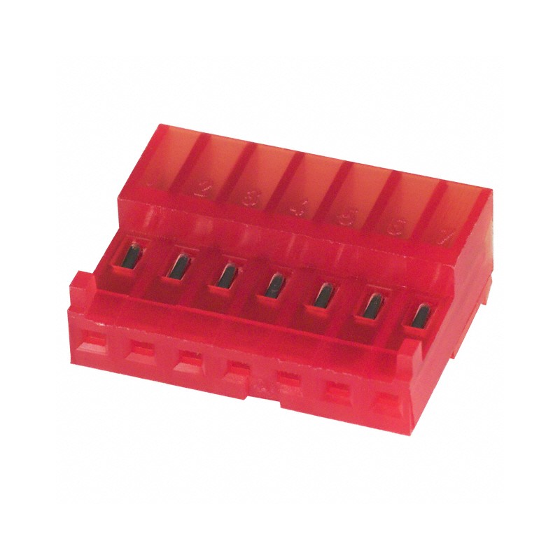 1 pcs : 3-643813-7 - CONN RCPT 7POS IDC 22AWG TIN