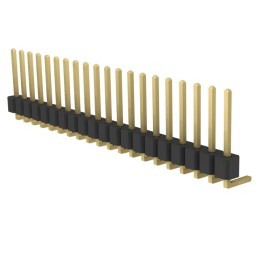 1 pcs : PRPC020SGAN-M71RC - CONN HEADER R/A 20POS 2.54MM