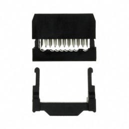 1 pcs : SFH213-PPPC-D05-ID-BK - CONN HEADER 10POS IDC 28AWG GOLD