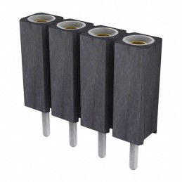 1 pcs : 801-87-004-10-001101 - CONN SOCKET 4POS 0.1 GOLD PCB