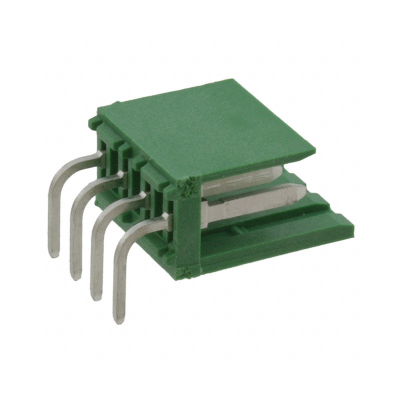 1 pcs : 280616-1 - CONN HEADER R/A 4POS 3.96MM
