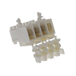 1 pcs : 2178661-4 - CONN PLUG 4POS IDC SILVER