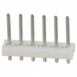 1 pcs : 640384-6 - CONN HEADER VERT 6POS 3.96MM