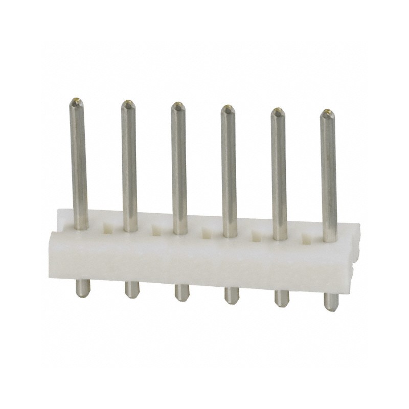 1 pcs : 640384-6 - CONN HEADER VERT 6POS 3.96MM