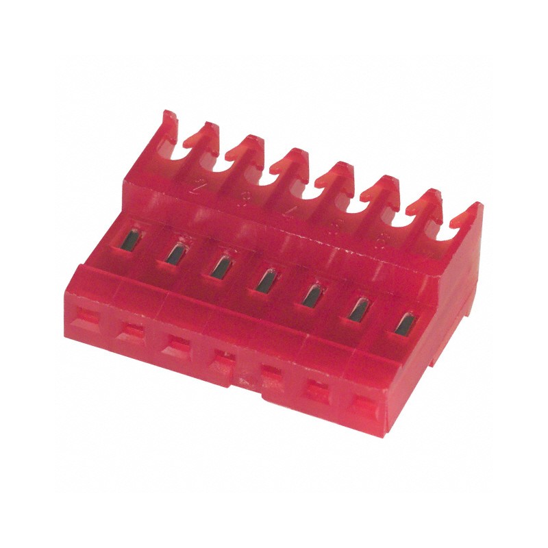 1 pcs : 3-640620-7 - CONN RCPT 7POS IDC 22AWG TIN