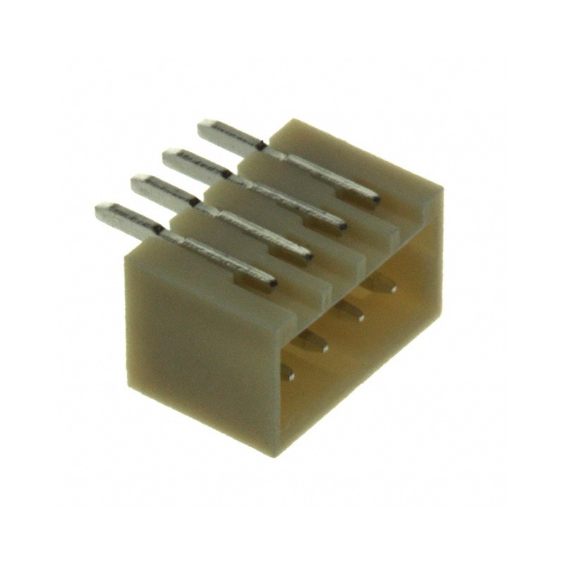 1 pcs : 5-1775444-4 - CONN HEADER SMD R/A 4POS 1.5MM