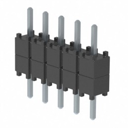 1 pcs : DW-05-07-T-S-200 - CONN HDR 5POS 0.1 STACK T/H TIN