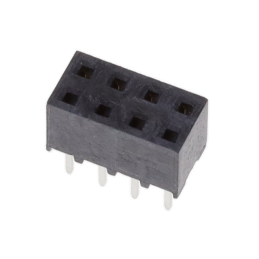 1 pcs : 2314824-8 - 8P,2MM,B-B,REC,DRVT,2.7,0.1AU,TB