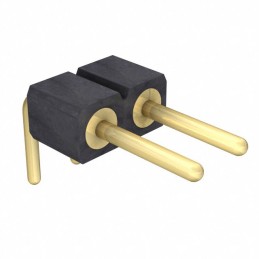 1 pcs : 800-10-002-20-001101 - CONN HEADER R/A 2POS 2.54MM