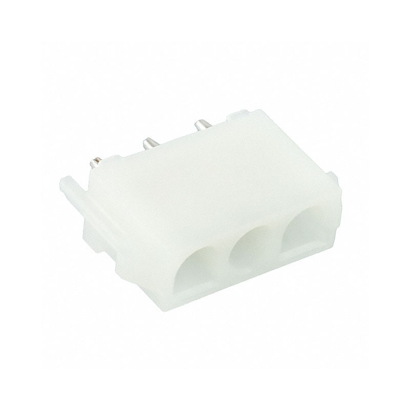 1 pcs : 643413-1 - CONN HDR 3POS 0.25 TIN PCB