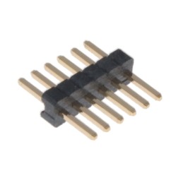 1 pcs : BD020-06-A-J-0350-0300-L-G - 06W, 1.27MM PITCH PIN HDR, SIL,