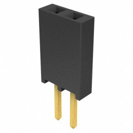 1 pcs : SSQ-102-02-G-S - CONN RCPT 2POS 0.1 GOLD PCB