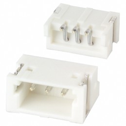 1 pcs : S3B-ZR-SM4A-TF - CONN HEADER SMD R/A 3POS 1.5MM