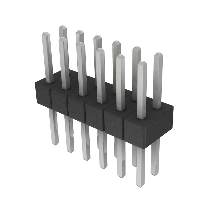 1 pcs : PEC06DABN - CONN HEADER VERT 12POS 2.54MM