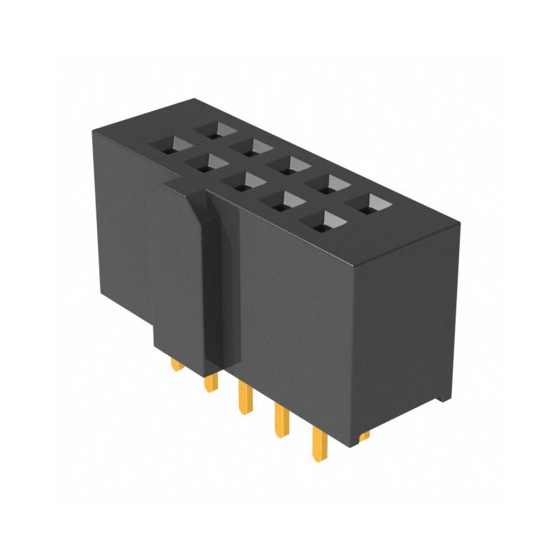 1 pcs : SFH11-PBPC-D05-ST-BK - CONN HDR 10POS 0.1 GOLD PCB