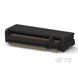5 pcs - TE Connectivity 67 Way Right Angle Card Edge Memory Card Connector With Solder Termination