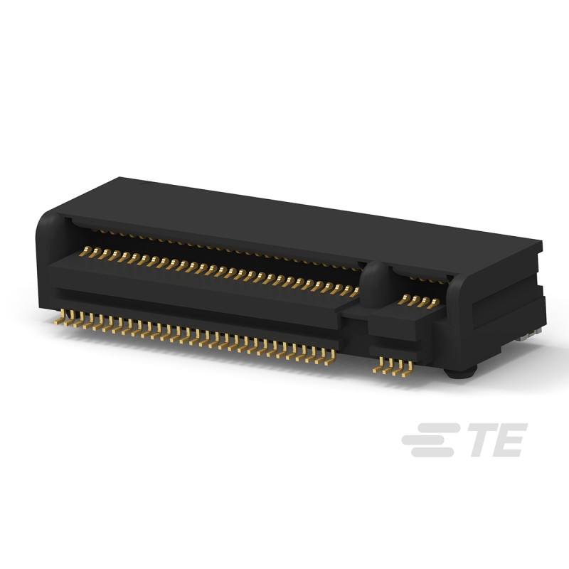 5 pcs - TE Connectivity 67 Way Right Angle Card Edge Memory Card Connector With Solder Termination