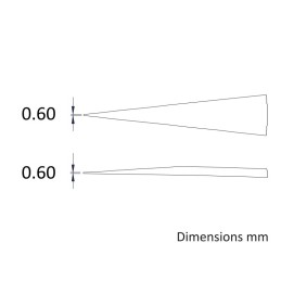 1 pcs - ideal-tek PEEK, ESD Tweezer Tips
