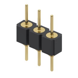 1 pcs : 350-10-103-00-006000 - CONN HEADER VERT 3POS 2.54MM