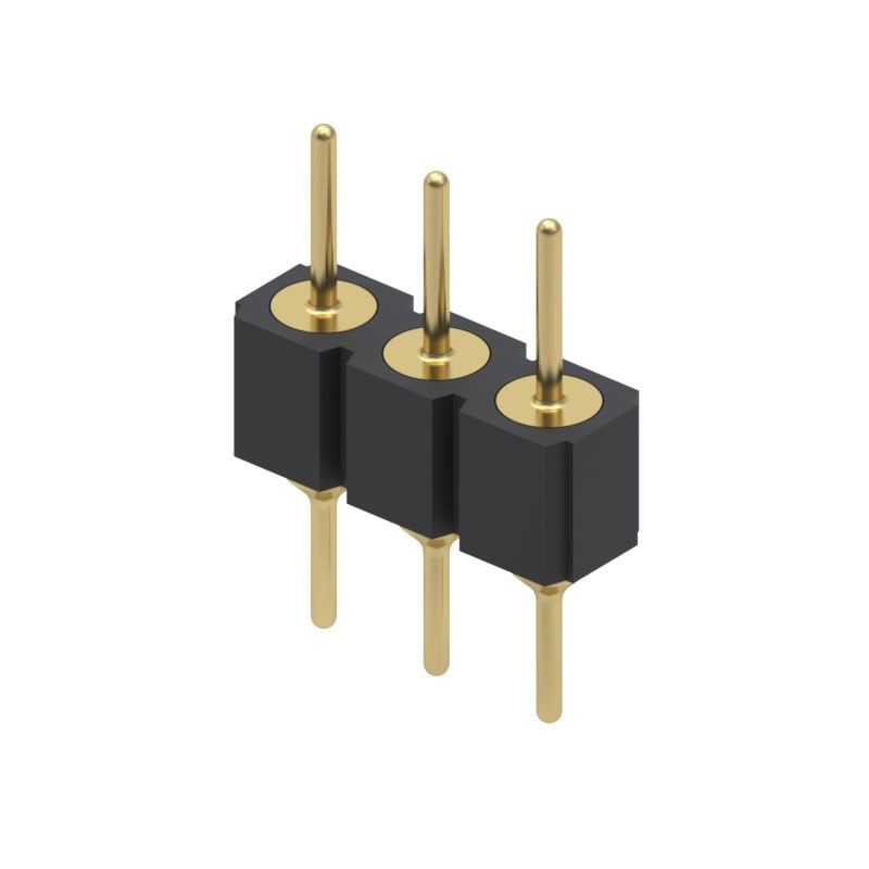 1 pcs : 350-10-103-00-006000 - CONN HEADER VERT 3POS 2.54MM