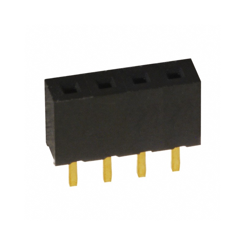 1 pcs : NPPN041BFCN-RC - CONN HDR 4POS 0.079 GOLD PCB