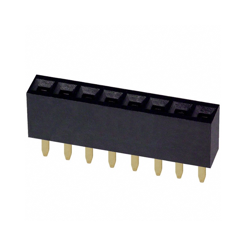 1 pcs : PPPC081LFBN-RC - CONN HDR 8POS 0.1 GOLD PCB