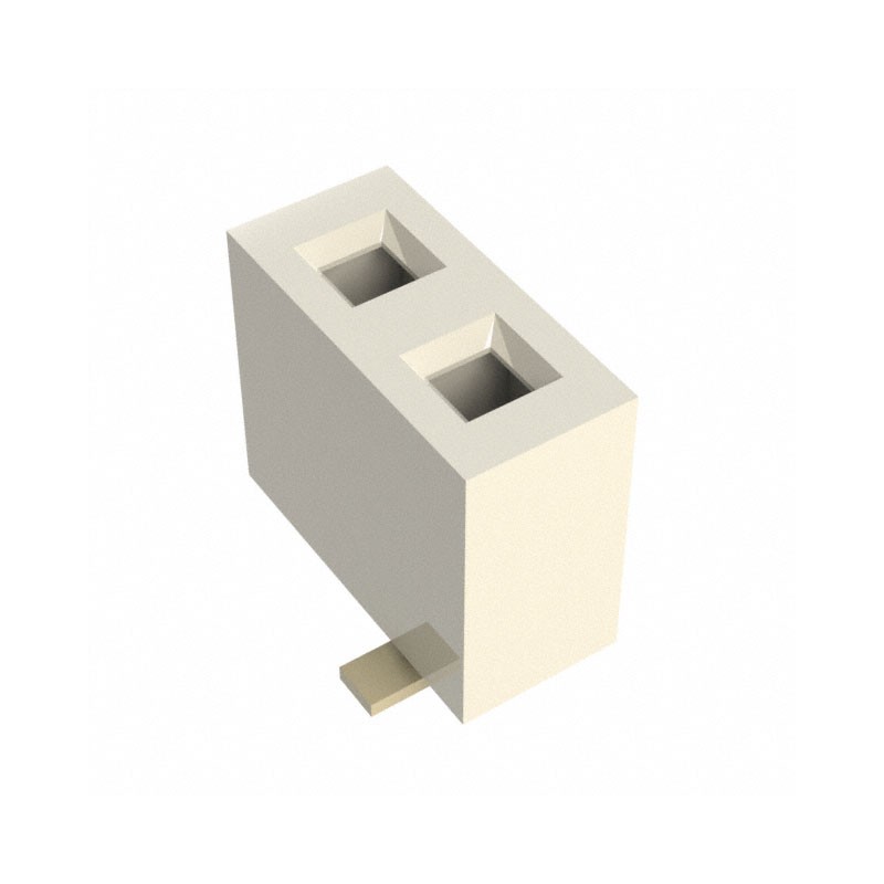 1 pcs : BG306-02-A-2-0400-L-G - 2W, 2.54MM PTH SCK, SIL, SMT, VE