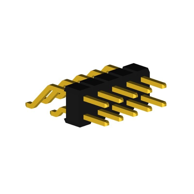 1 pcs : PHDD-HS010G1ABONP-B078 - MALE HEADER HORIZONTAL SMD 10POS