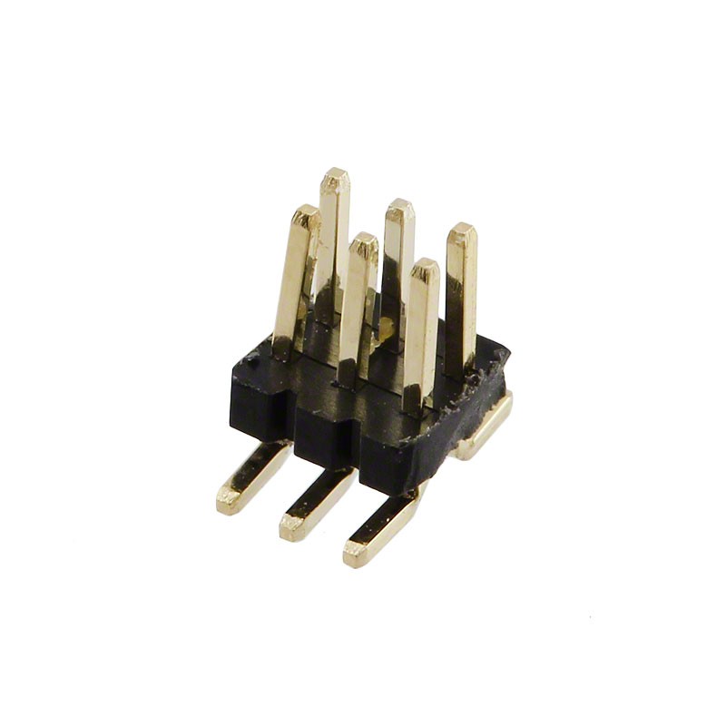 1 pcs : GRPB032VWQS-RC - CONN HEADER SMD 6POS 1.27MM