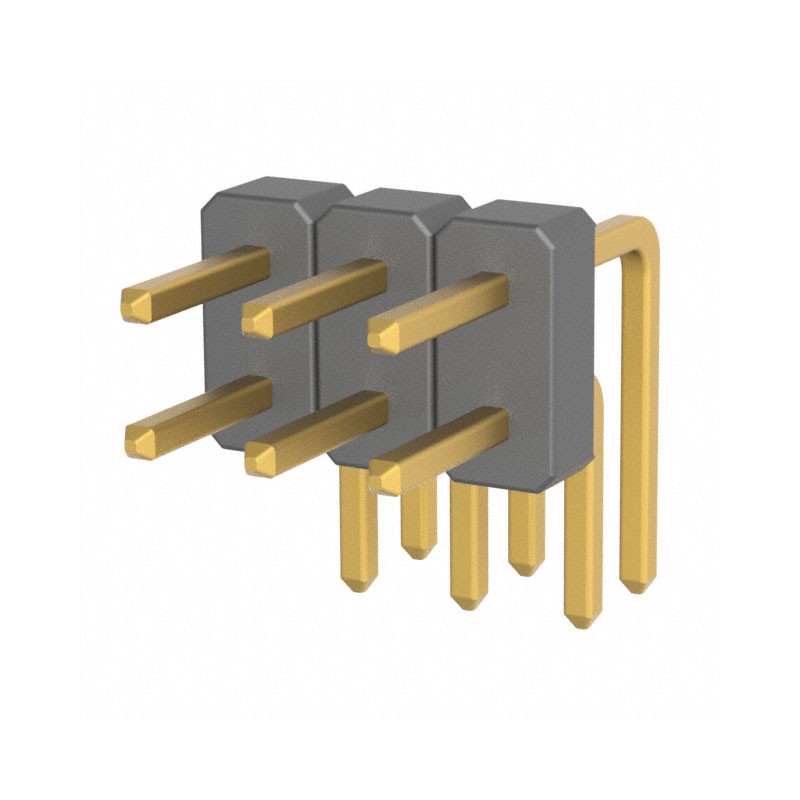 1 pcs : M22-2040305 - CONN HEADER R/A 6POS 2MM