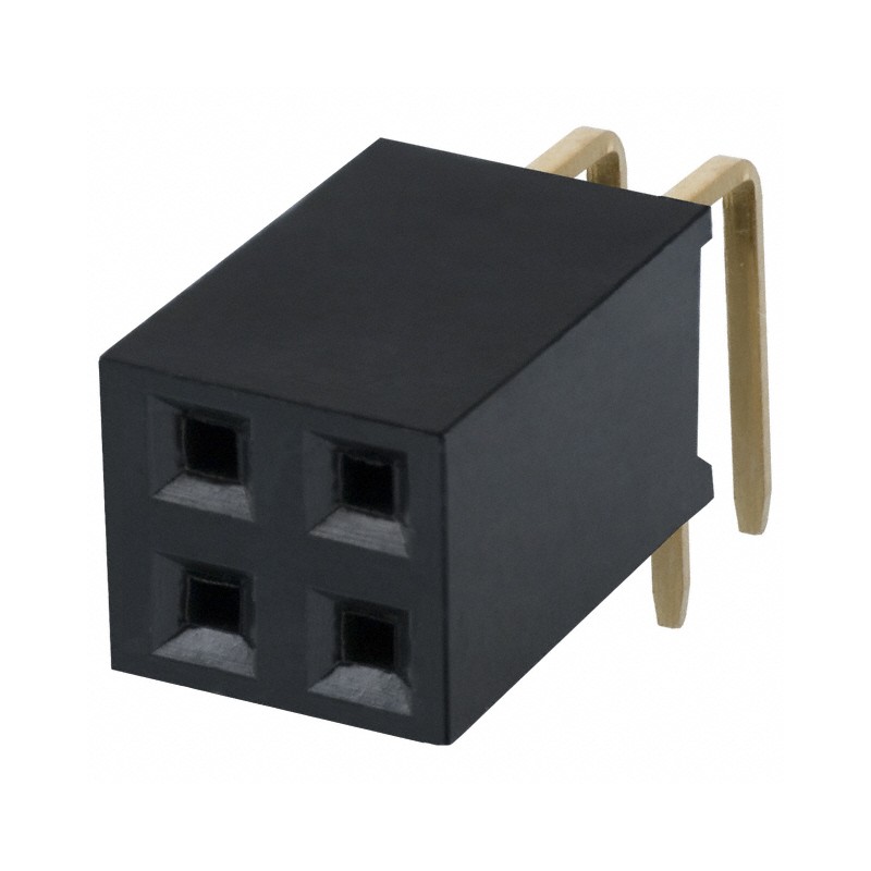 1 pcs : PPPC022LJBN-RC - CONN HDR 4POS 0.1 GOLD PCB R/A